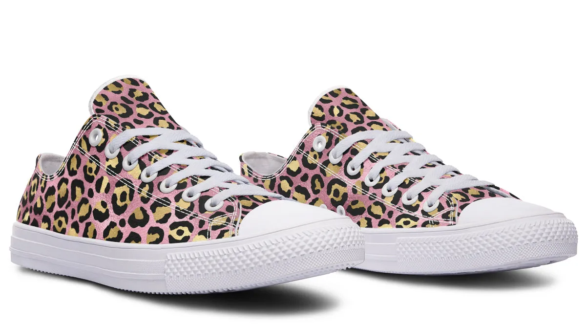 Pink Leopard Low Tops