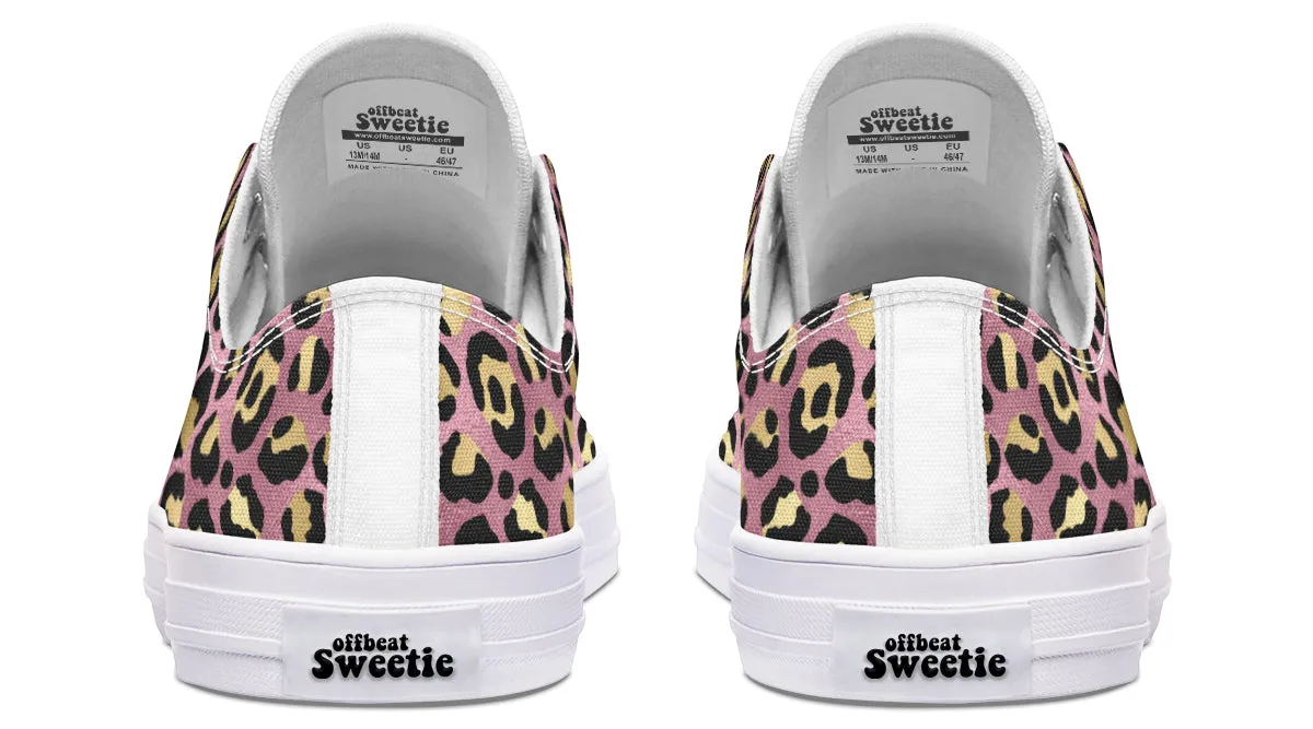 Pink Leopard Low Tops