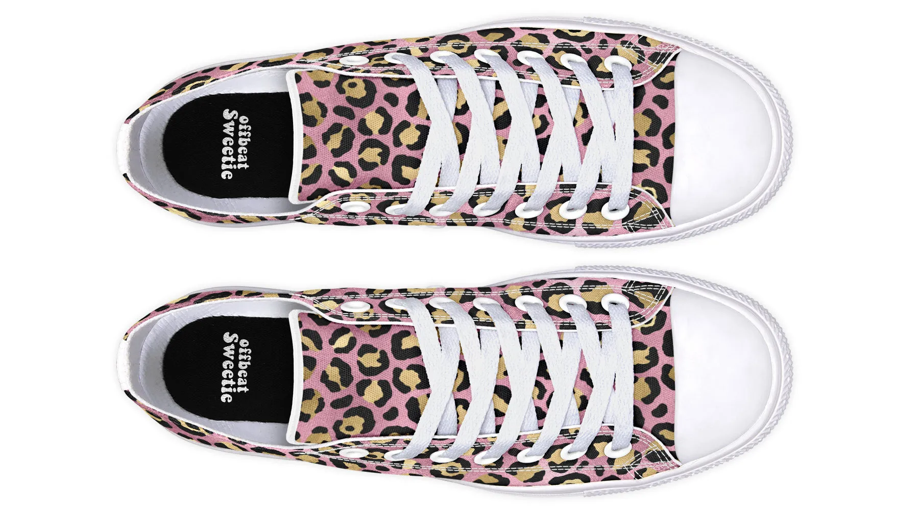 Pink Leopard Low Tops