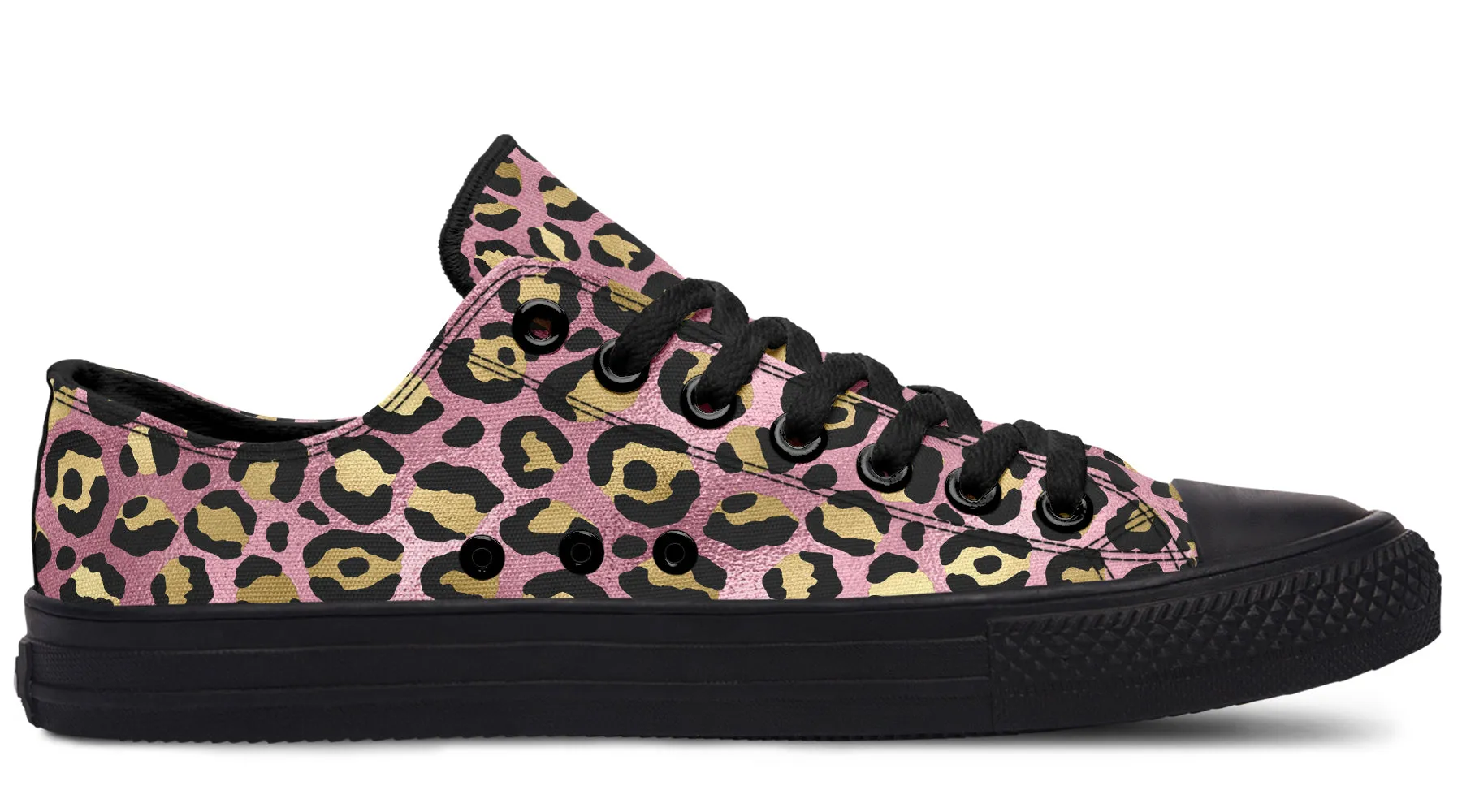 Pink Leopard Low Tops