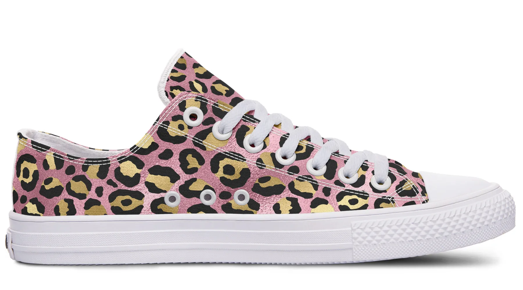 Pink Leopard Low Tops