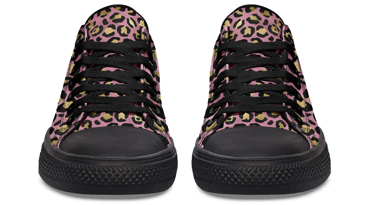 Pink Leopard Low Tops