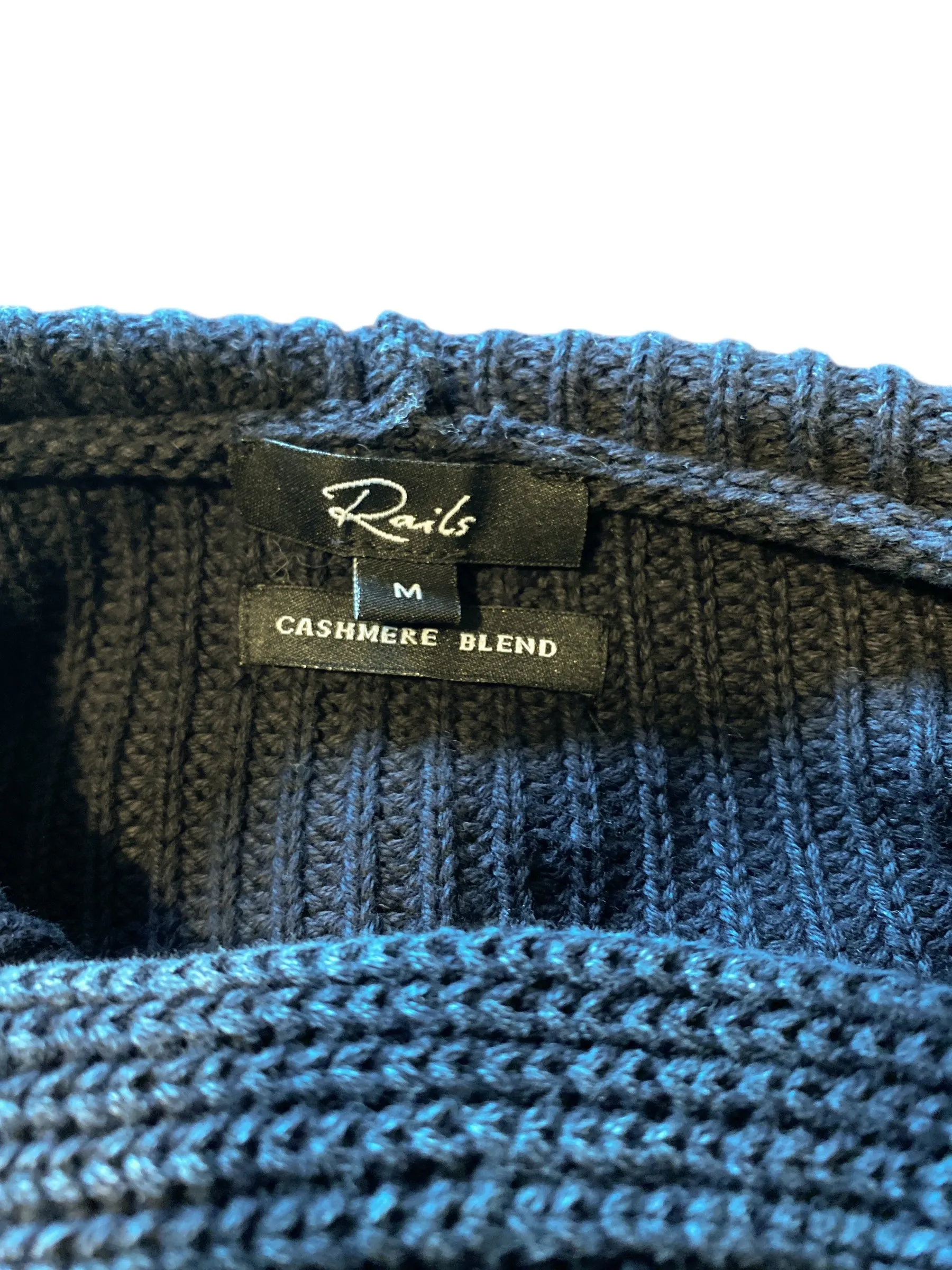 Rails Women's Emery Cotton Cashmere Hoodie Vintage Black Size M