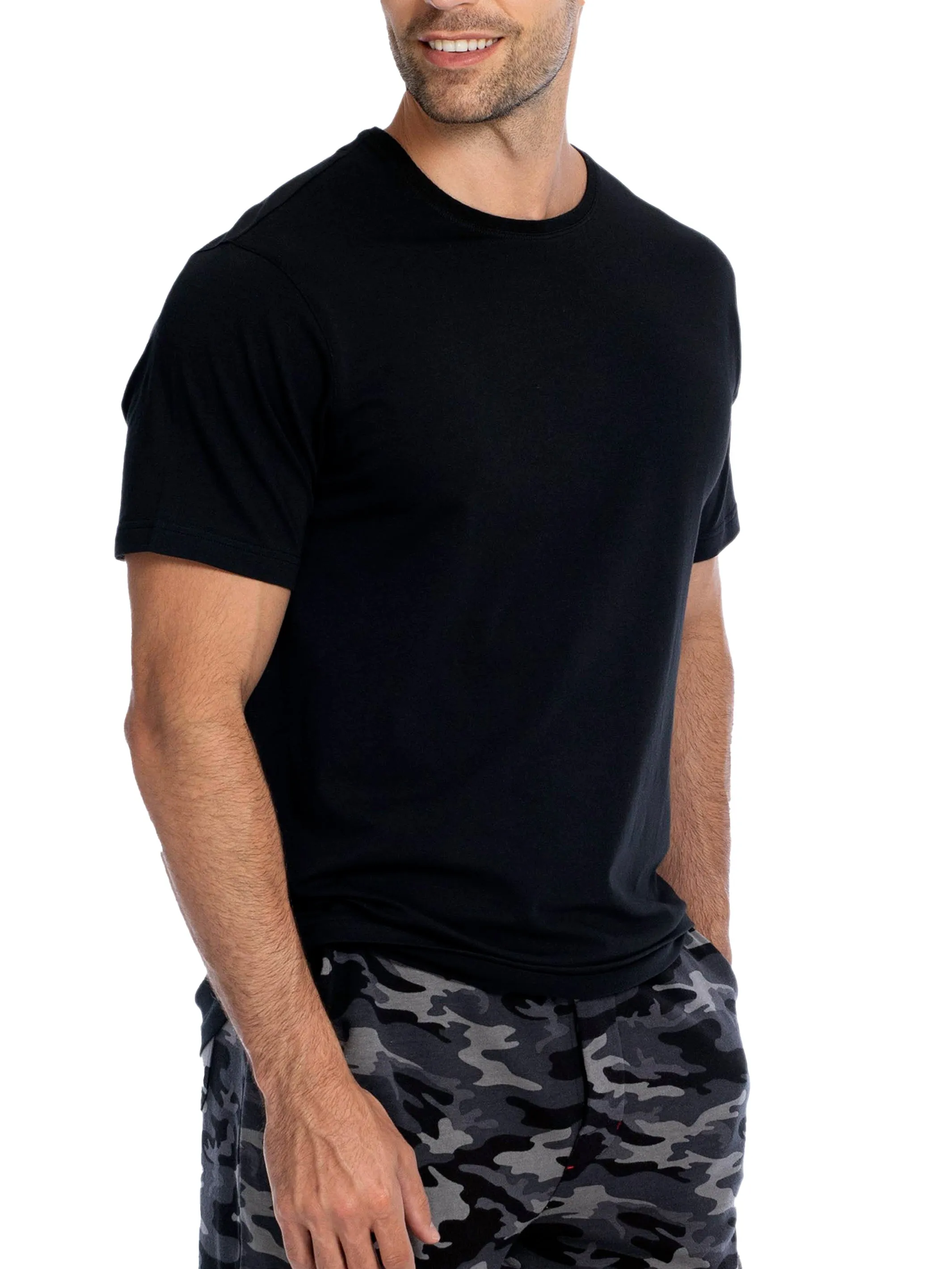 Robert Graham Crewneck Tee (Big & Tall)