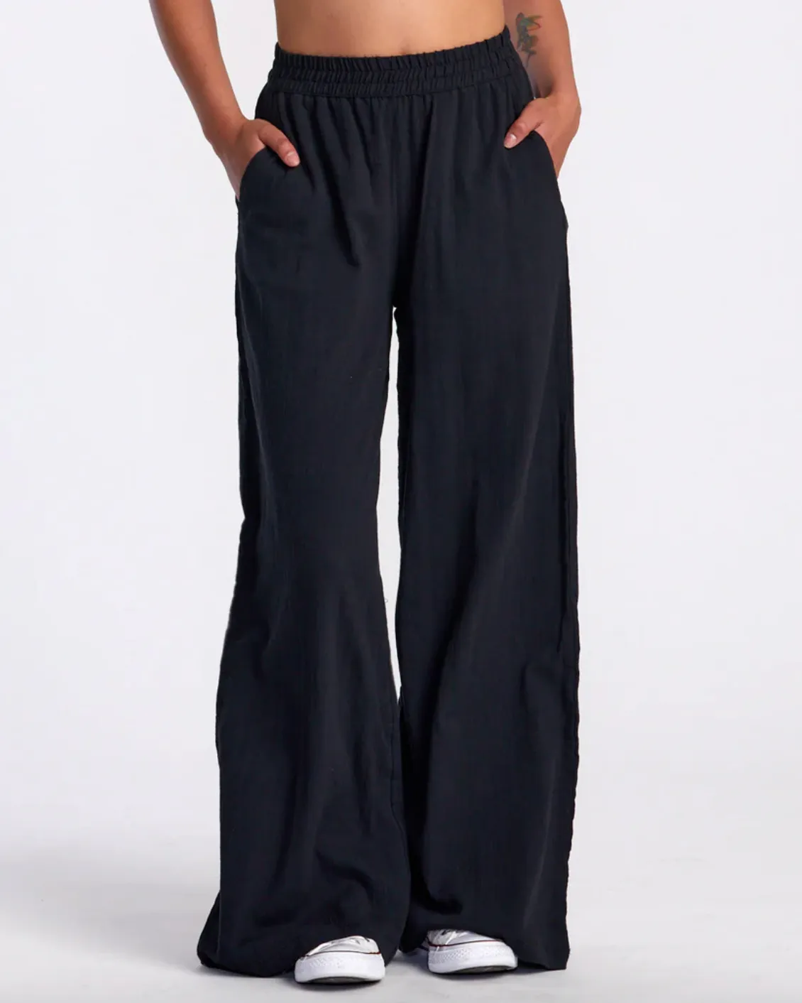 RVCA Womens New Yume Wide Leg Pants
