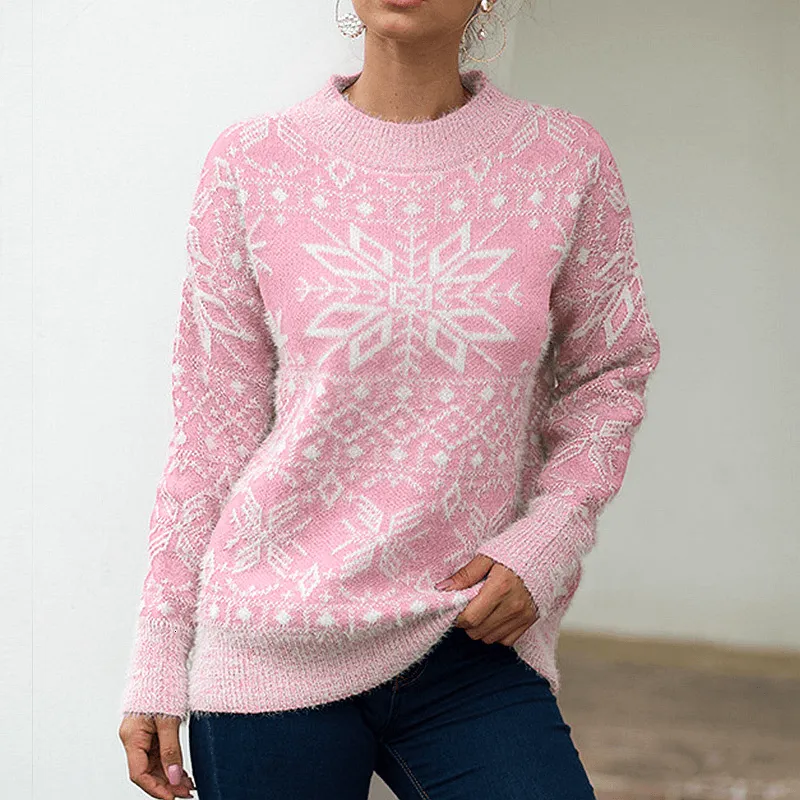 Snowflakes & Happiness Warm Winter Sweater  COLORS