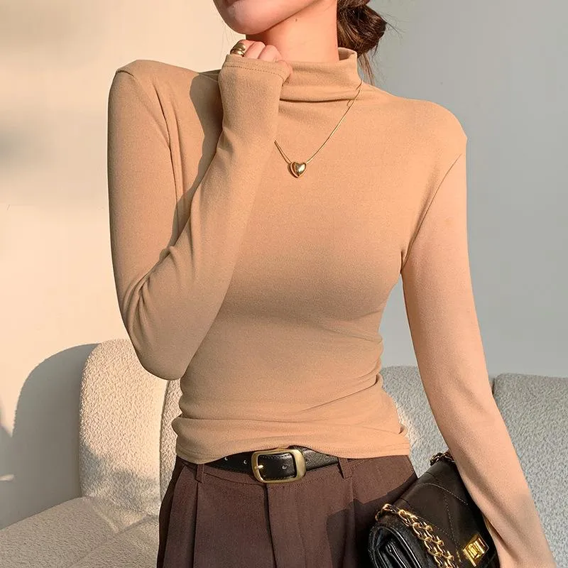Solid Color Warm Tops