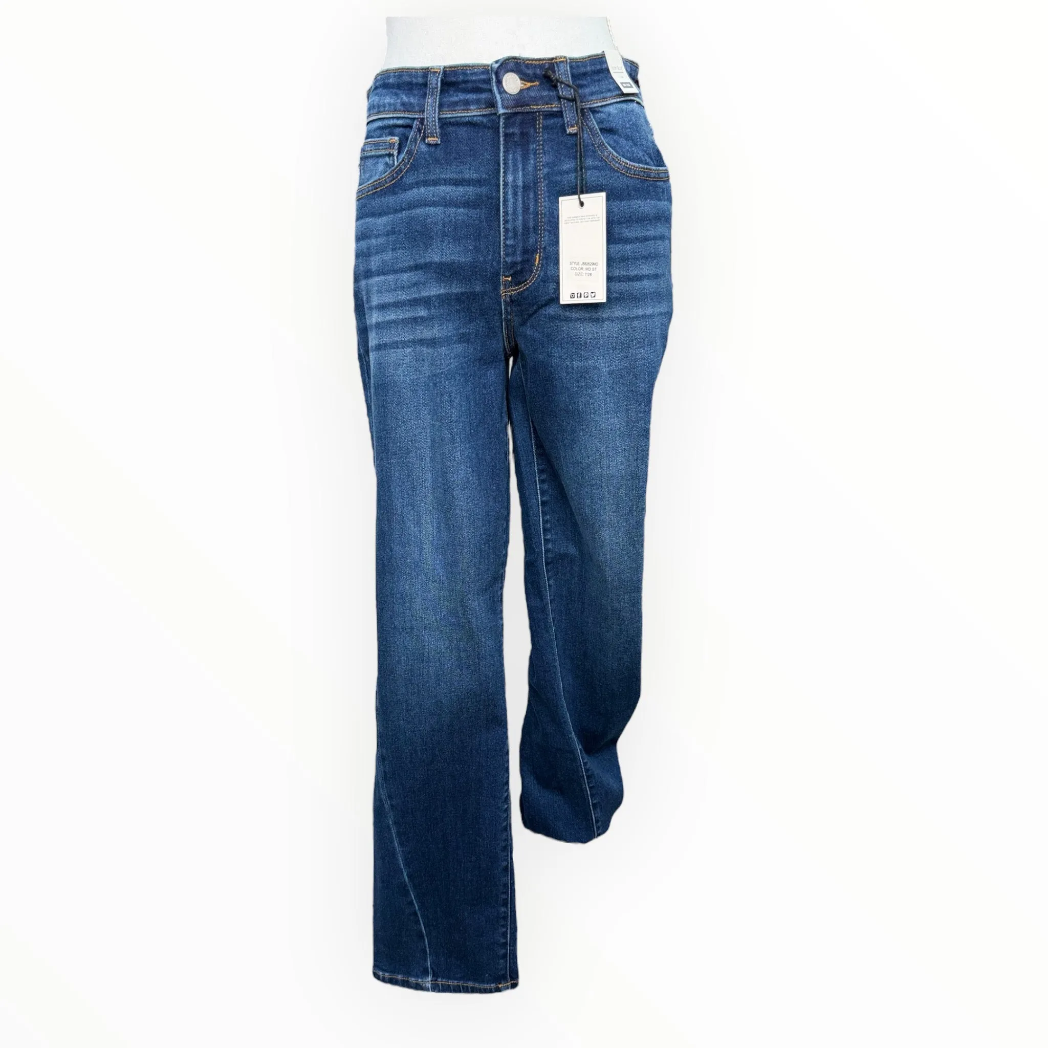 STRAIGHT FIT MID RISE JUDY BLUE JEANS