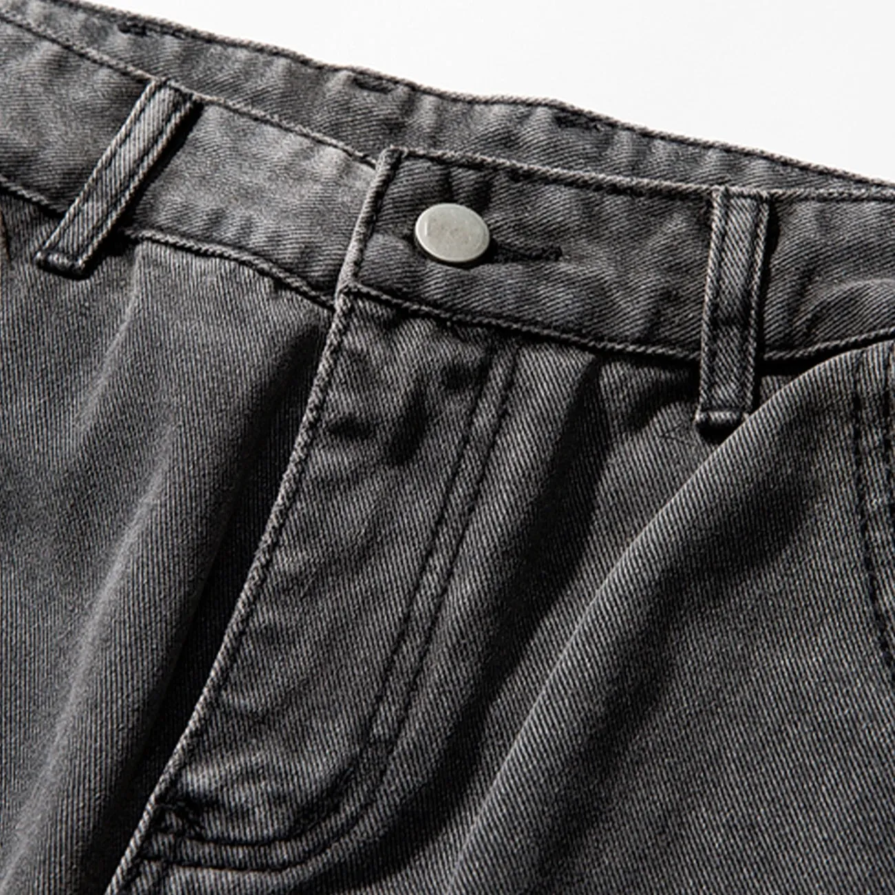 Straight Leg Jeans in Mid Wash Blue or Black