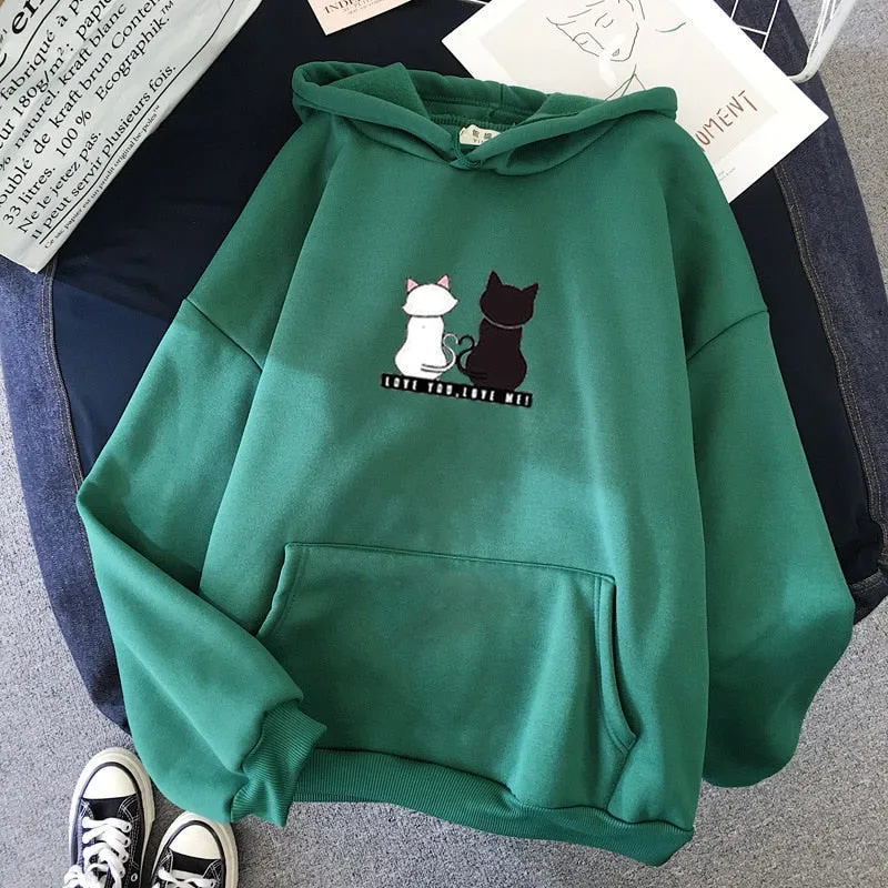 Streetwear Hoodies Women Sweatshirt Autumn Long Sleeve Hoodies