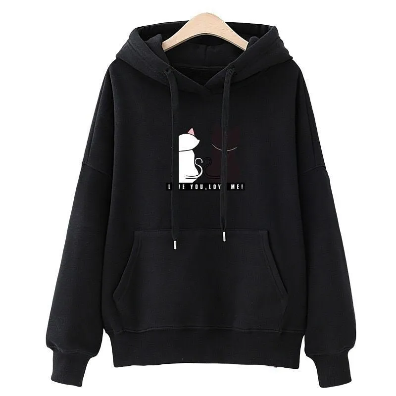 Streetwear Hoodies Women Sweatshirt Autumn Long Sleeve Hoodies