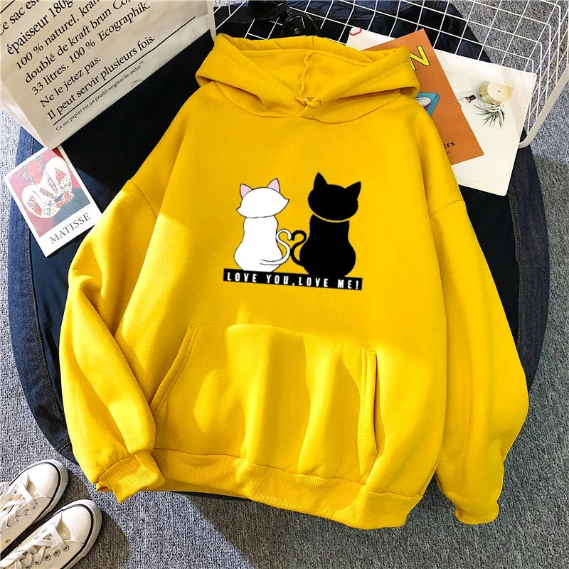 Streetwear Hoodies Women Sweatshirt Autumn Long Sleeve Hoodies