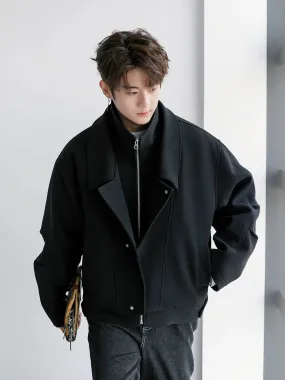 Two-piece Stand-up Collar Jacket