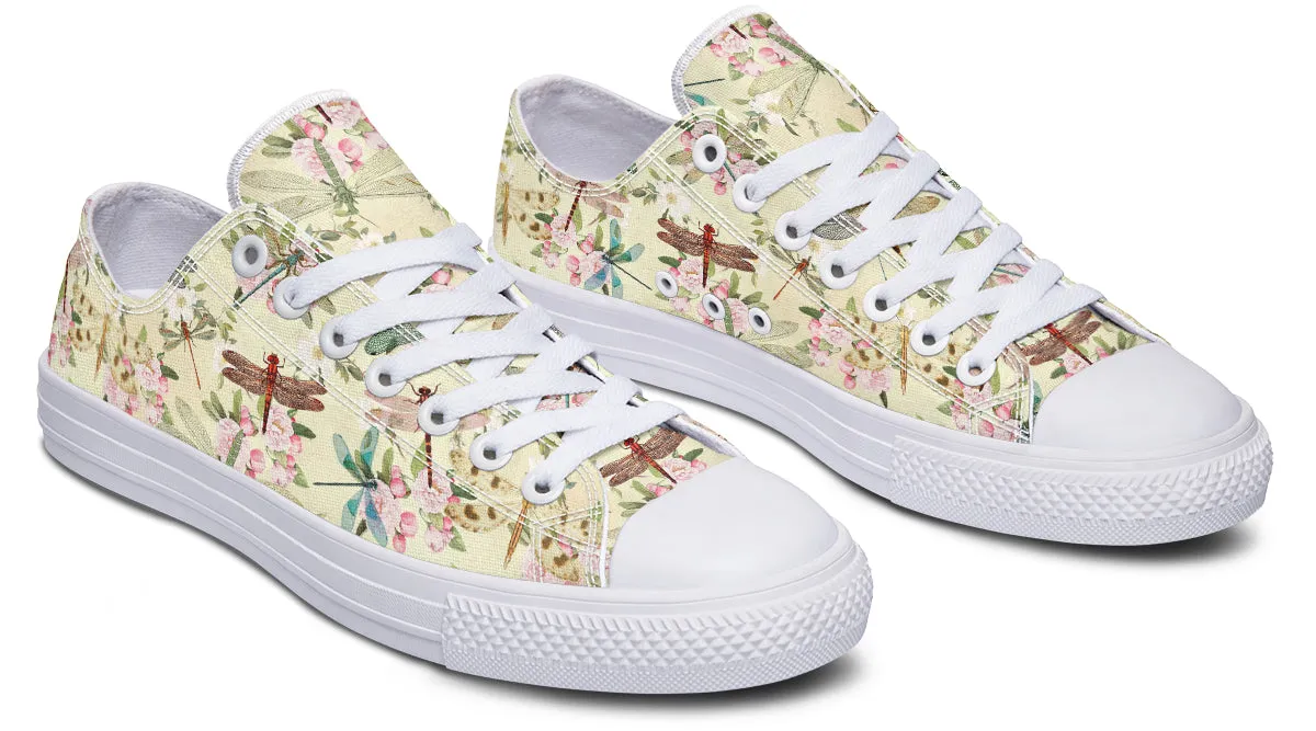 Vintage Dragonflies Low Tops