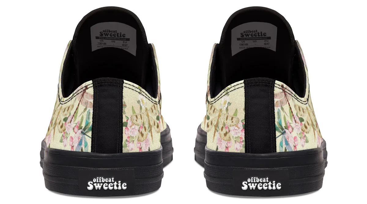 Vintage Dragonflies Low Tops