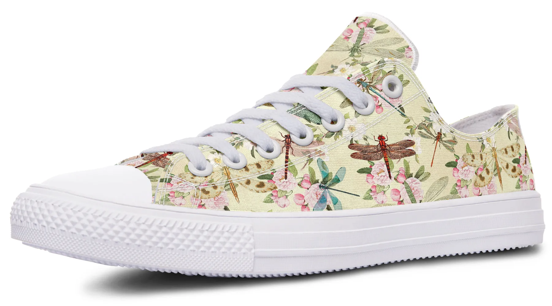 Vintage Dragonflies Low Tops