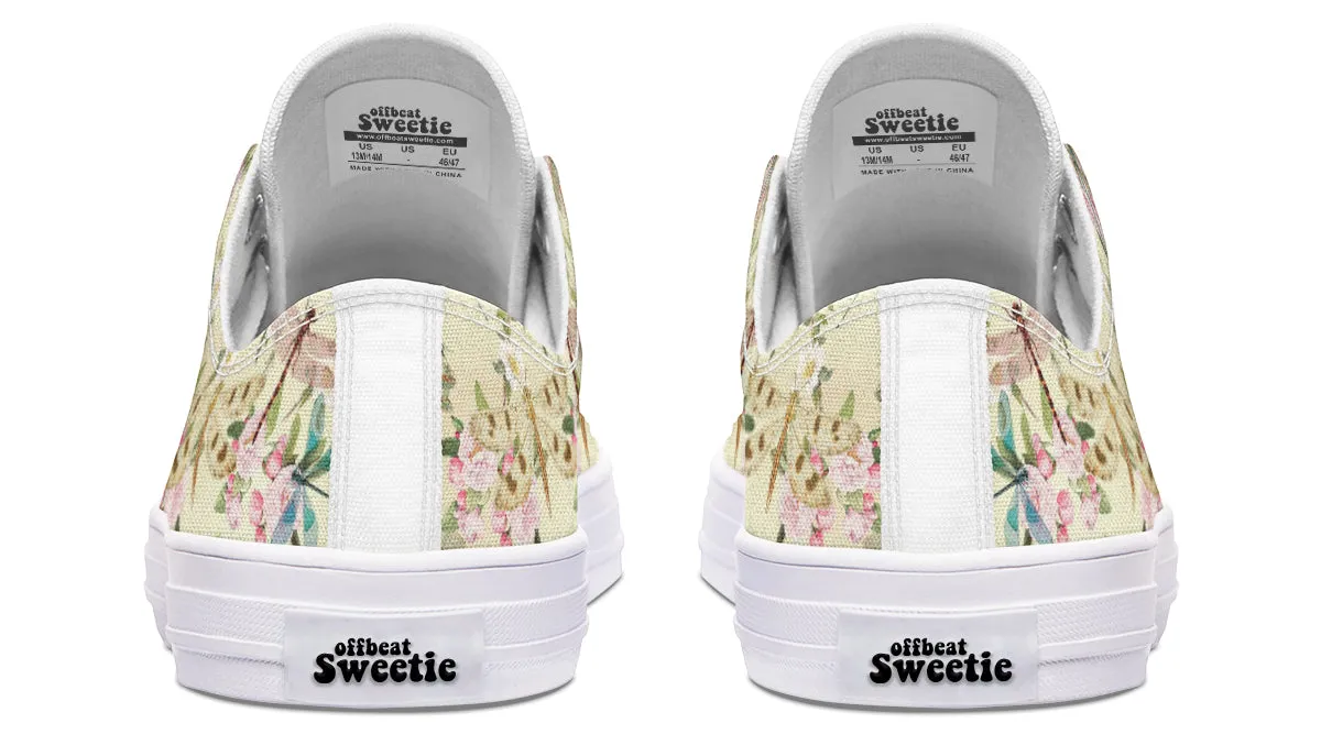 Vintage Dragonflies Low Tops