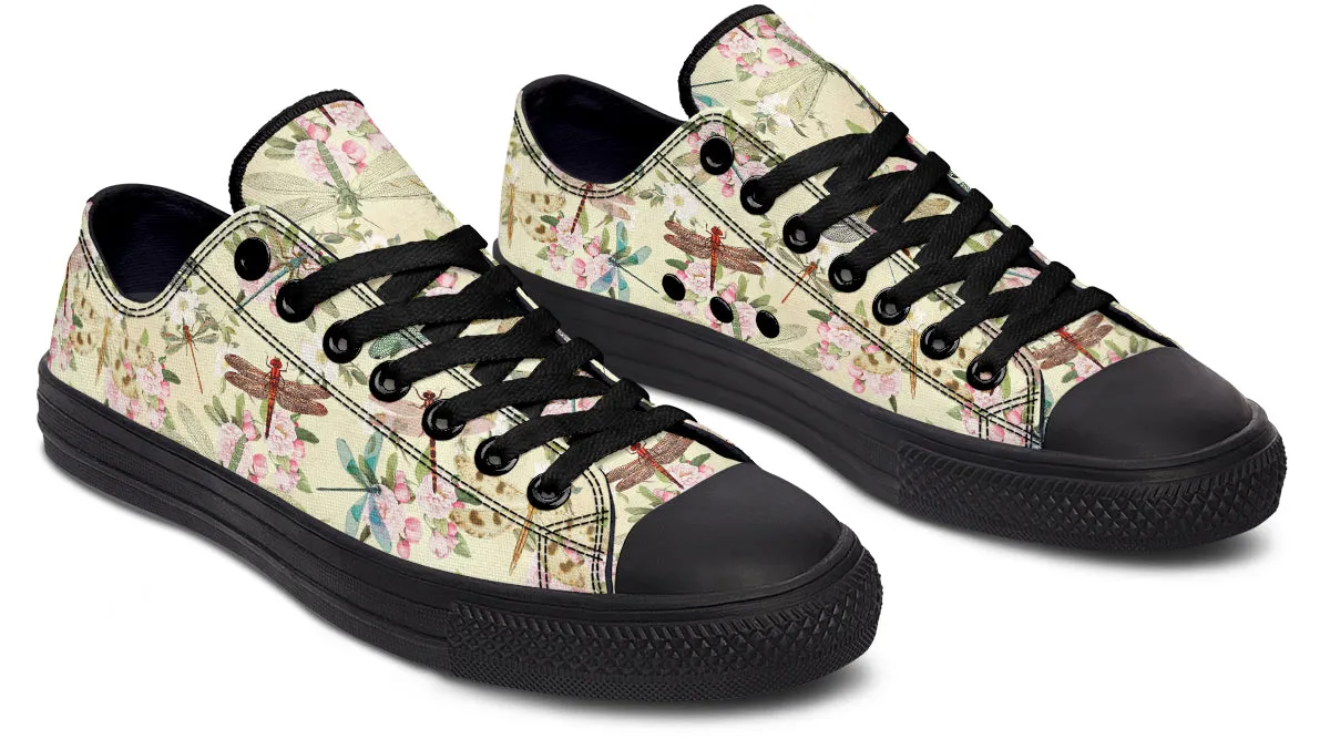 Vintage Dragonflies Low Tops