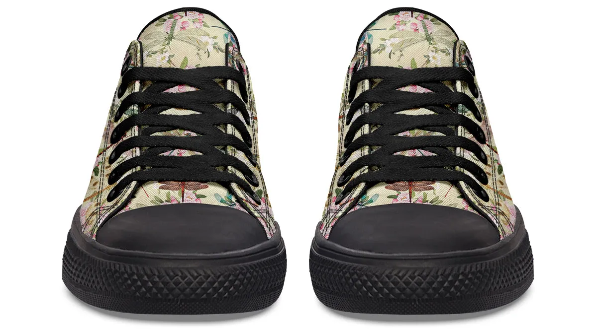 Vintage Dragonflies Low Tops