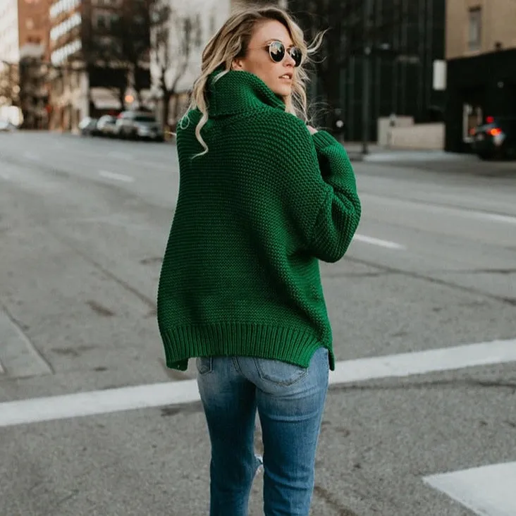 Warm Knitted Oversized Jumper