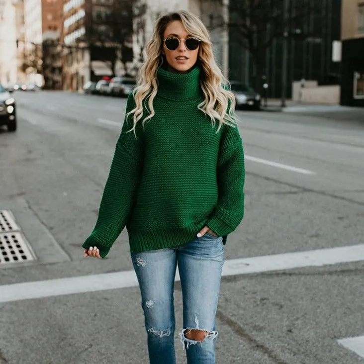 Warm Knitted Oversized Jumper