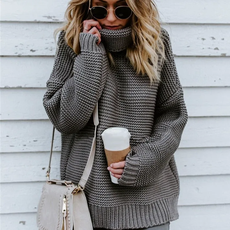 Warm Knitted Oversized Jumper