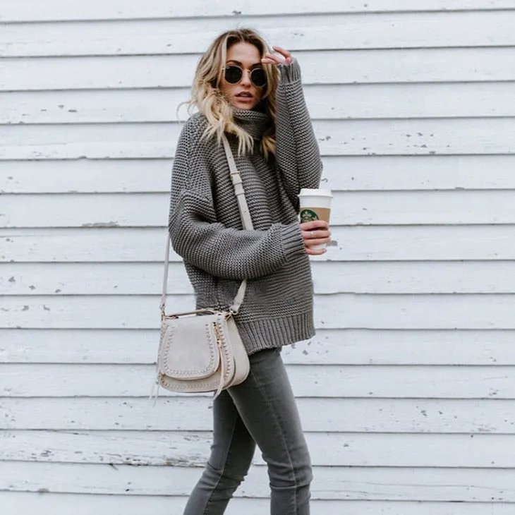 Warm Knitted Oversized Jumper