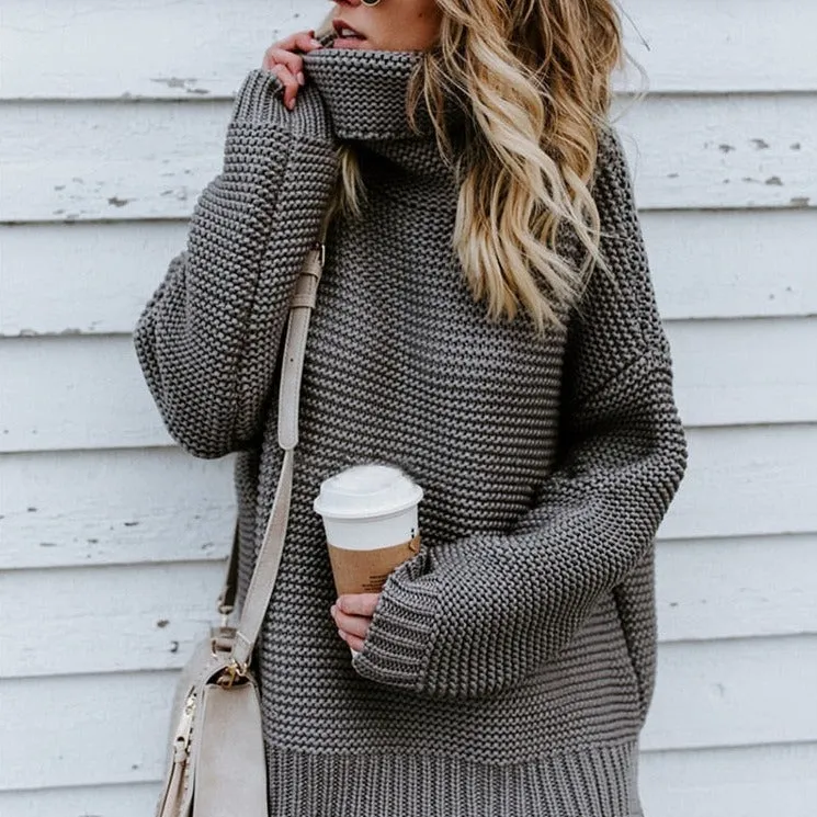 Warm Knitted Oversized Jumper